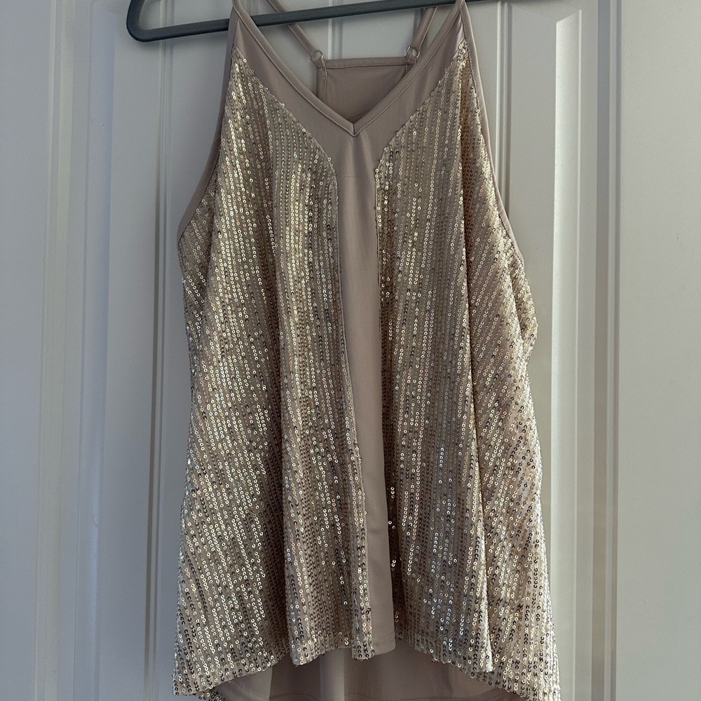 Sparkling Sequin Tank Top